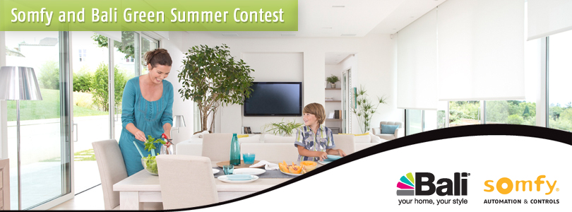 Somfy's Green Summer Social Media Contest Release