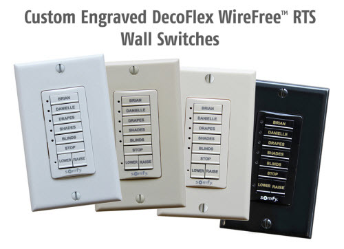 Decoflex Wirefree&trade; RTS Wall Switch
