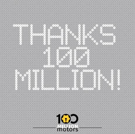 Thanks 100 Millions Motor
