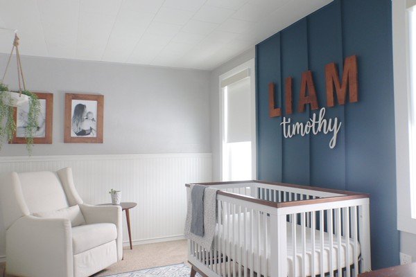 blackout motorized shades in nursery