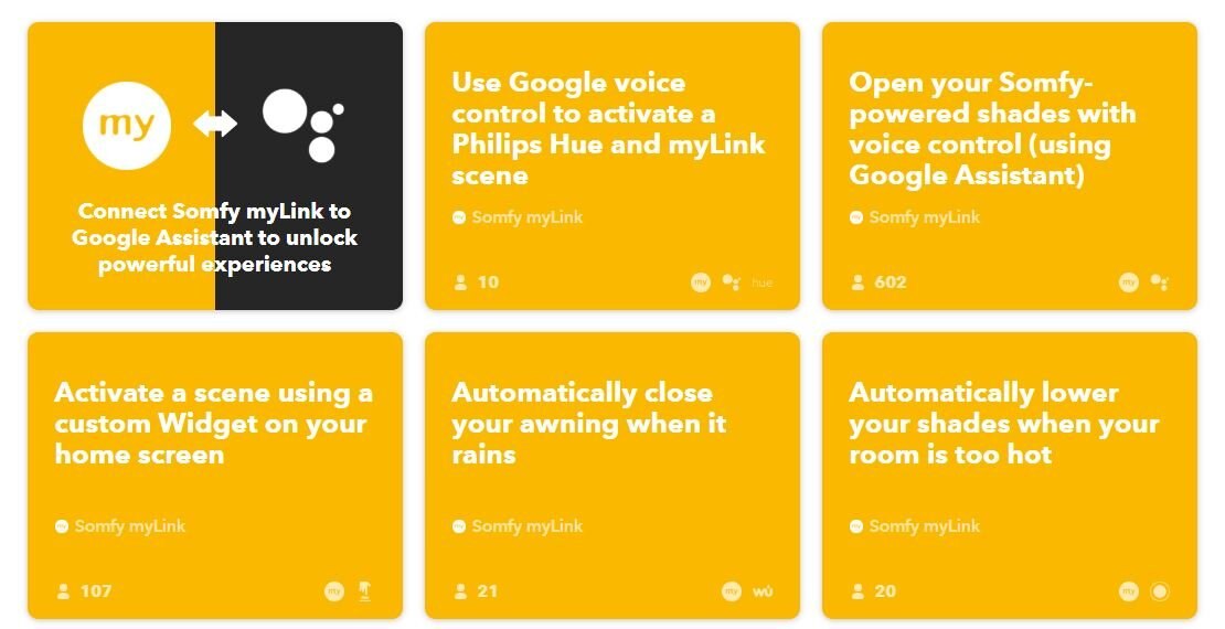somfy google home integration