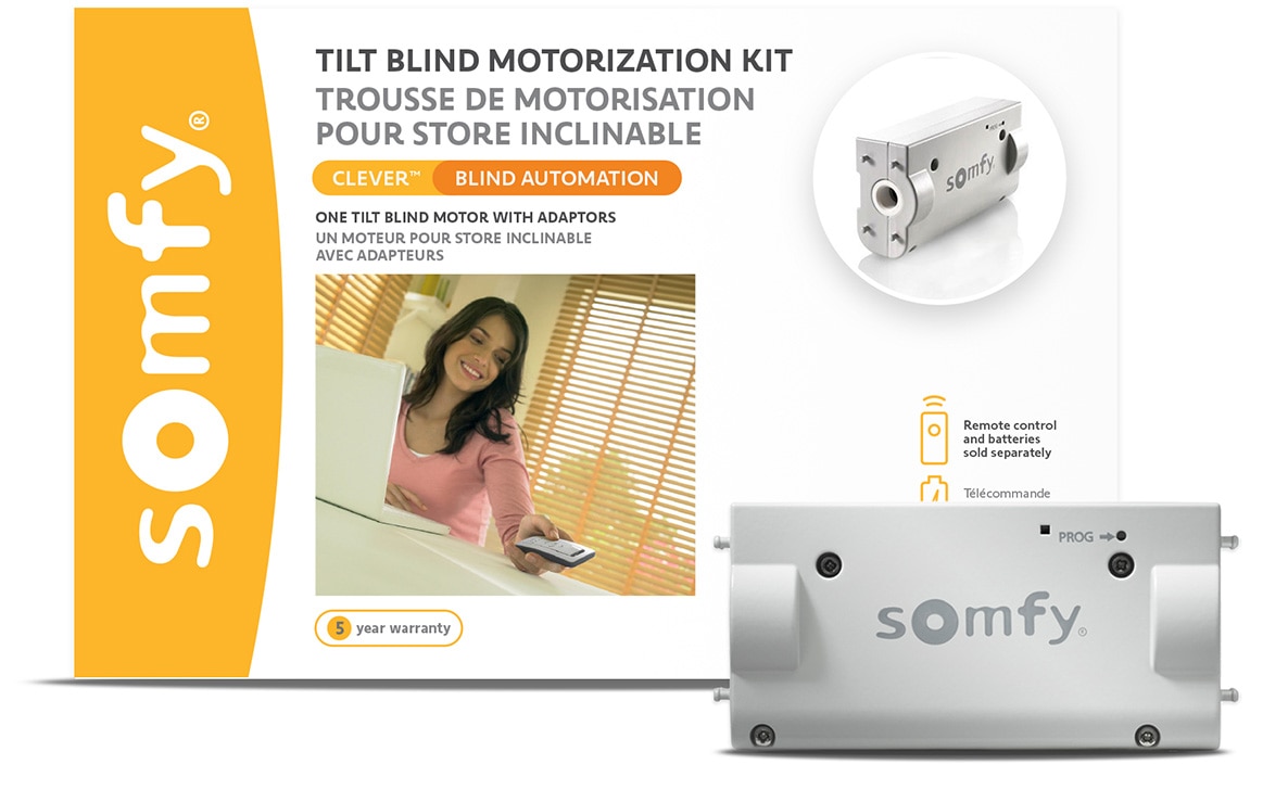 somfy retrofit blinds motor